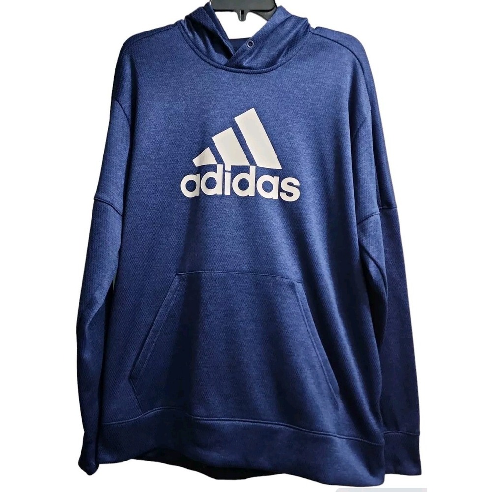 Adidas ClimaWarm Hoodie Pullover Sweatshirt Athletic Activewear